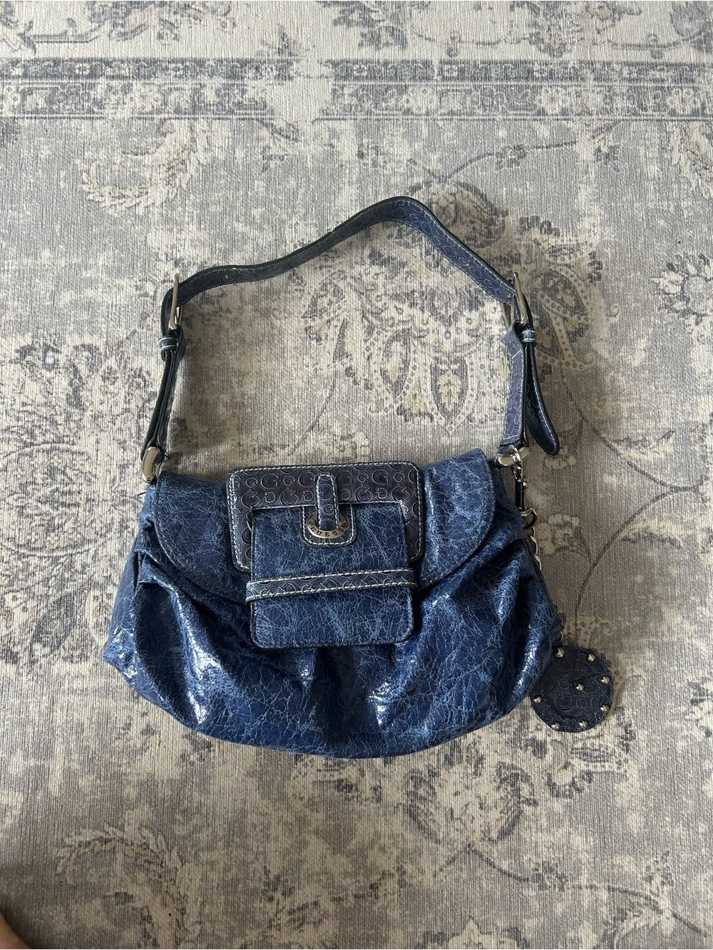 Vintage GUESS Blue Shoulder Bag